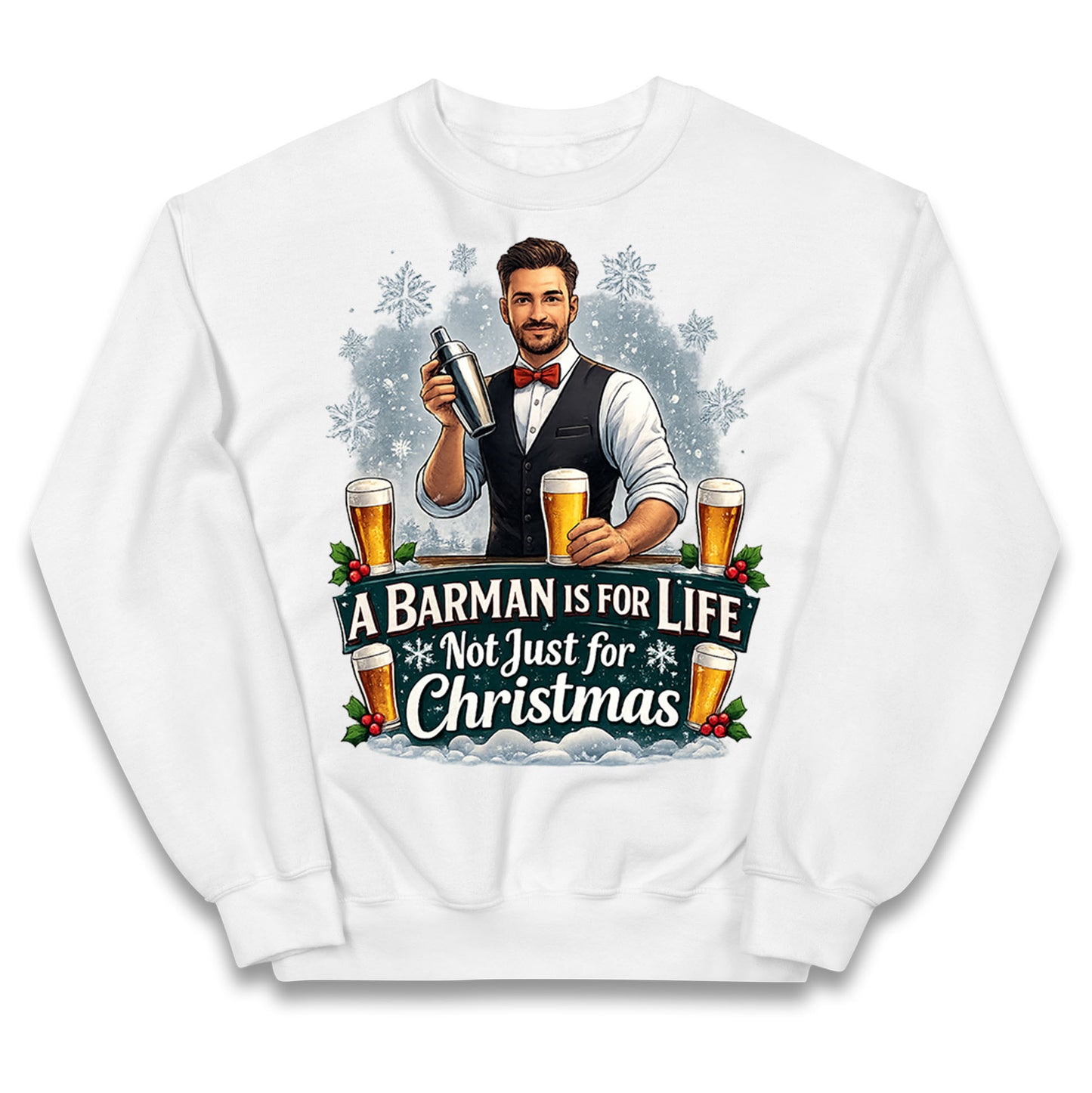 Barman Christmas Kids Jumper