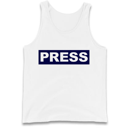 PRESS Palestine Inspired By Journalist Motaz Azaiza Tank Top