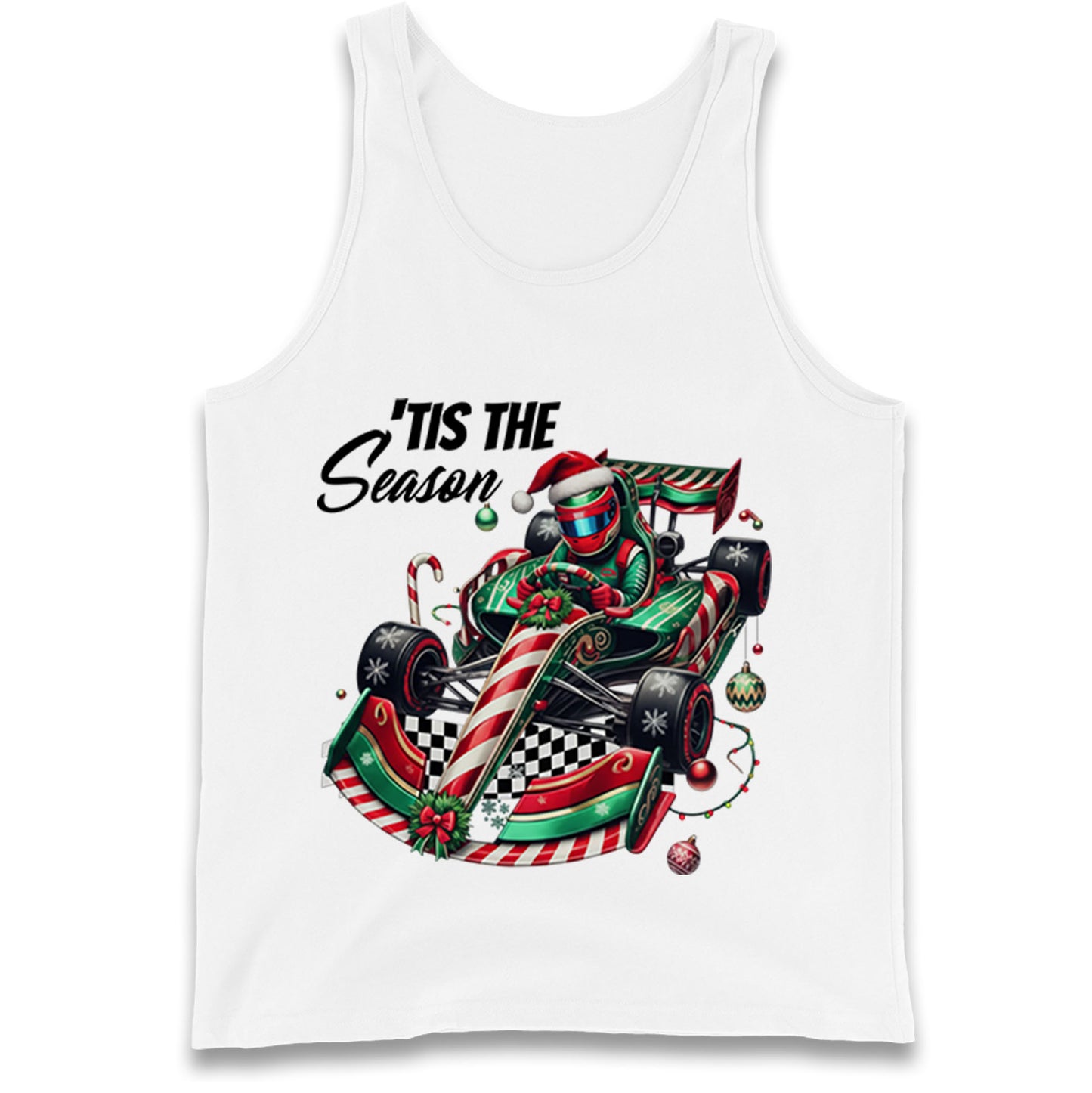 Formula 1 Karting Christmas Tank Top