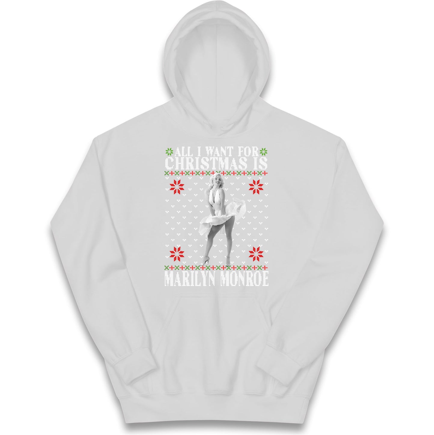 marilyn monroe christmas hoodie