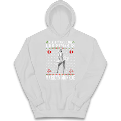 marilyn monroe christmas hoodie