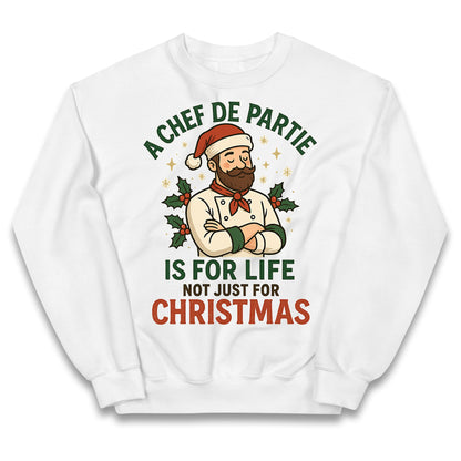 Chef De Partie Christmas Kids Jumper 