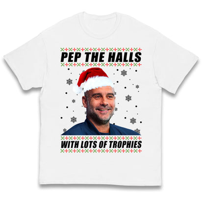 Pep Guardiola Christmas Kids T Shirt