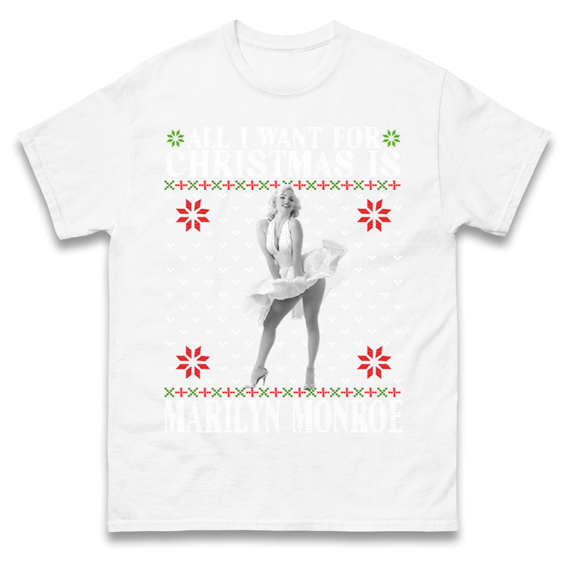marilyn monroe christmas t shirt