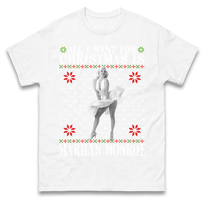 marilyn monroe christmas t shirt