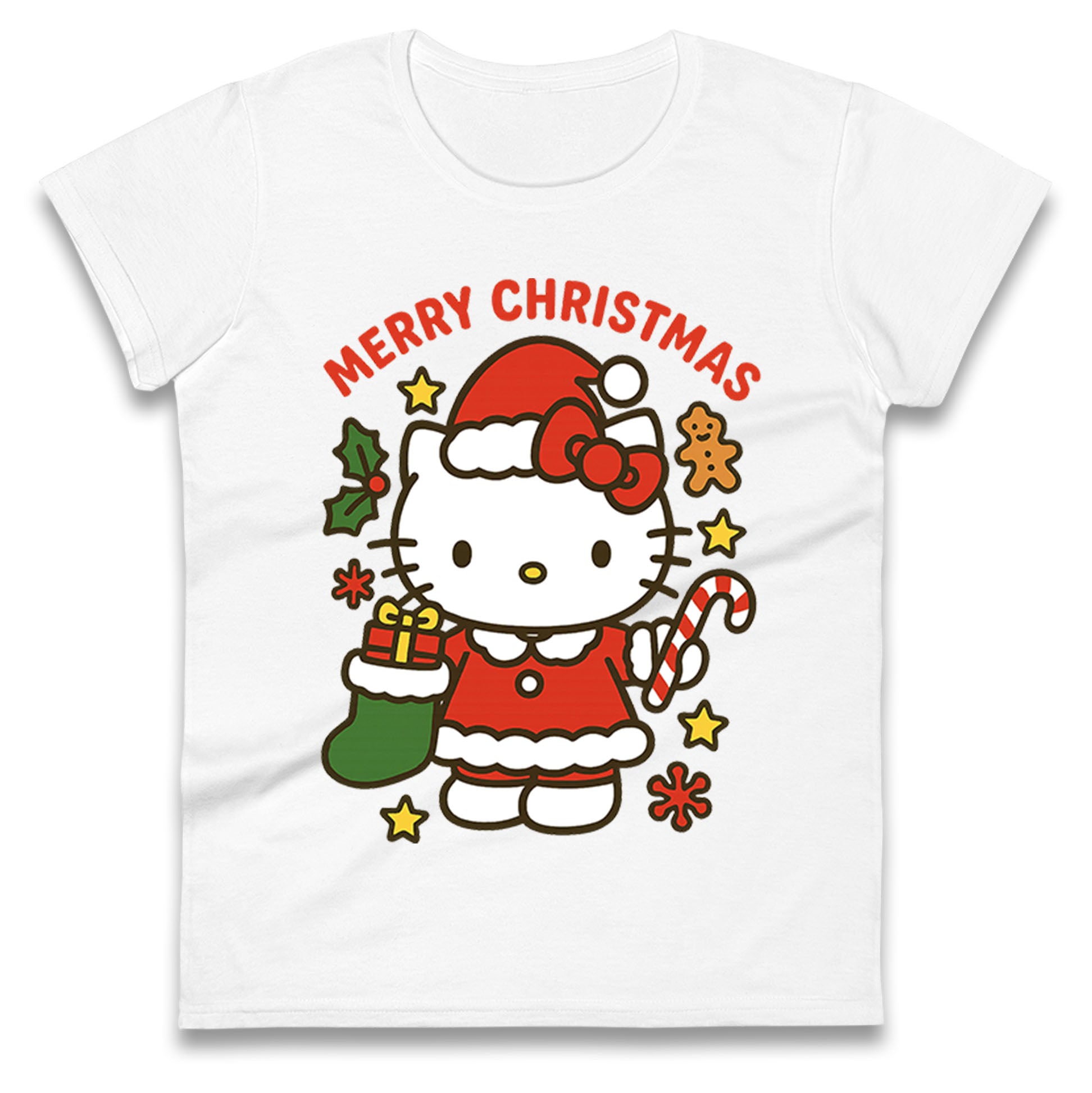 Hello Kitty Christmas Ladies T Shirt