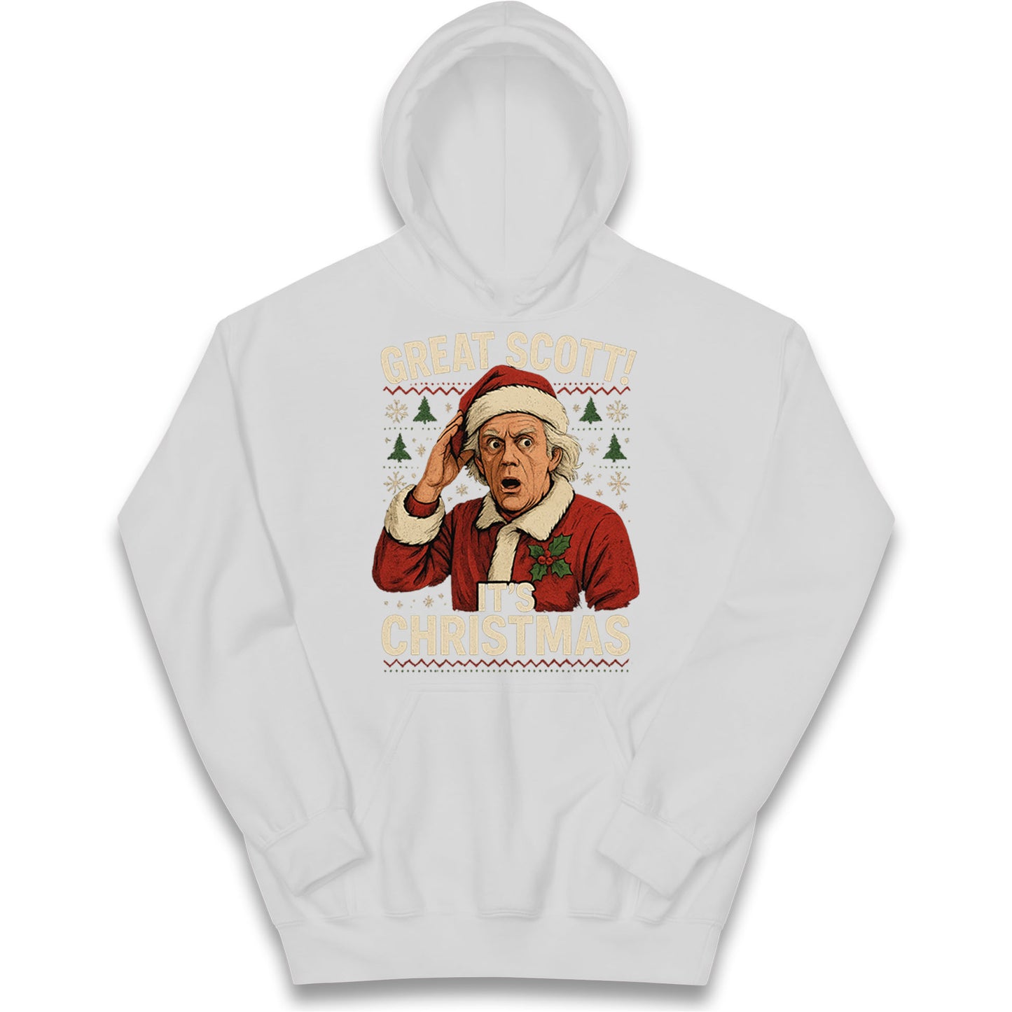 Back to the Future Doc Brown Kids Hoodie