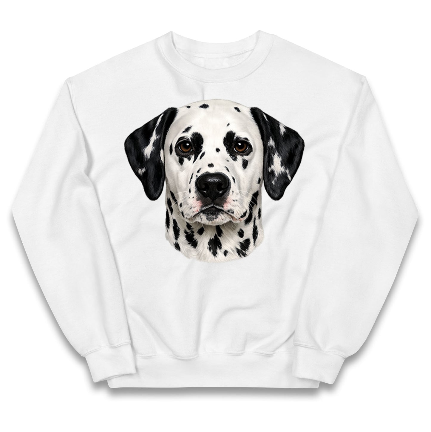 Dalmatian Dog Face Kids Jumper