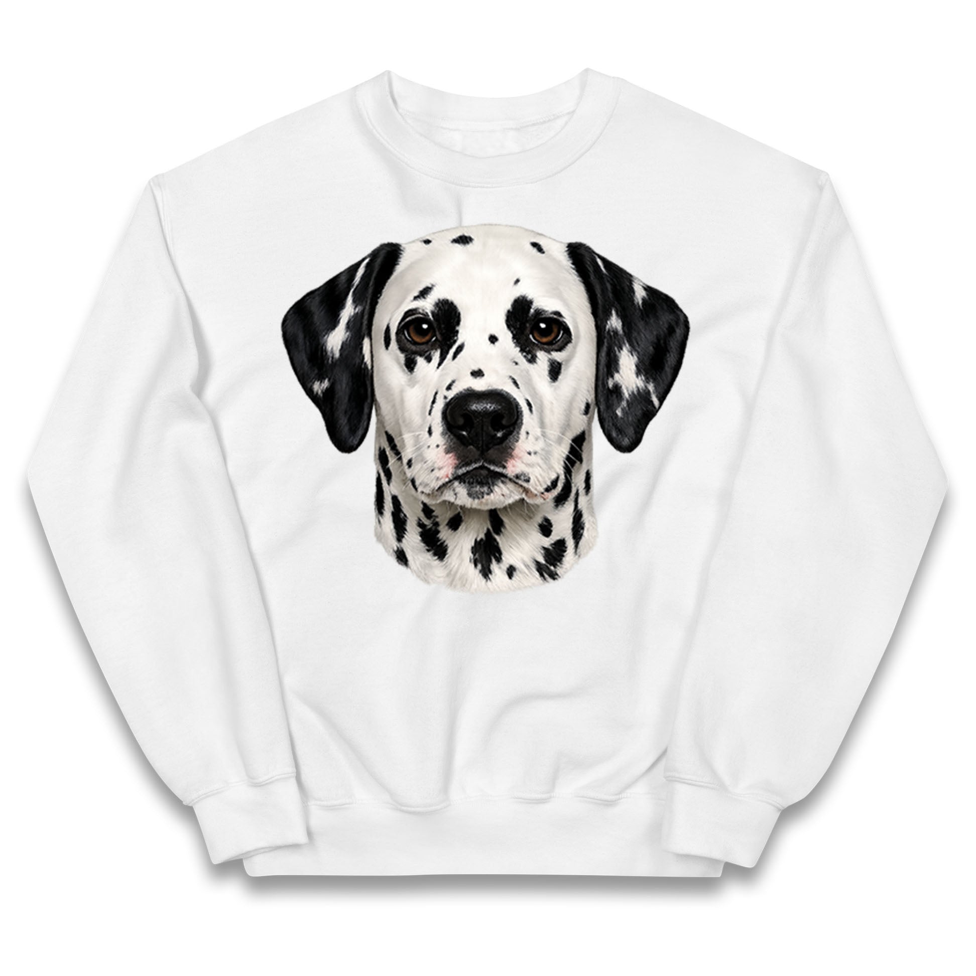 Dalmatian Dog Face Kids Jumper