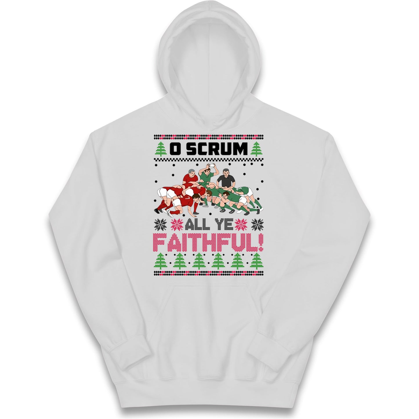 O Come All ye Faithfull Kids Hoodie 