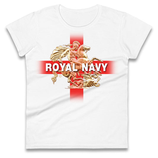 Royal Navy St George and The Dragon Womens Tee Top