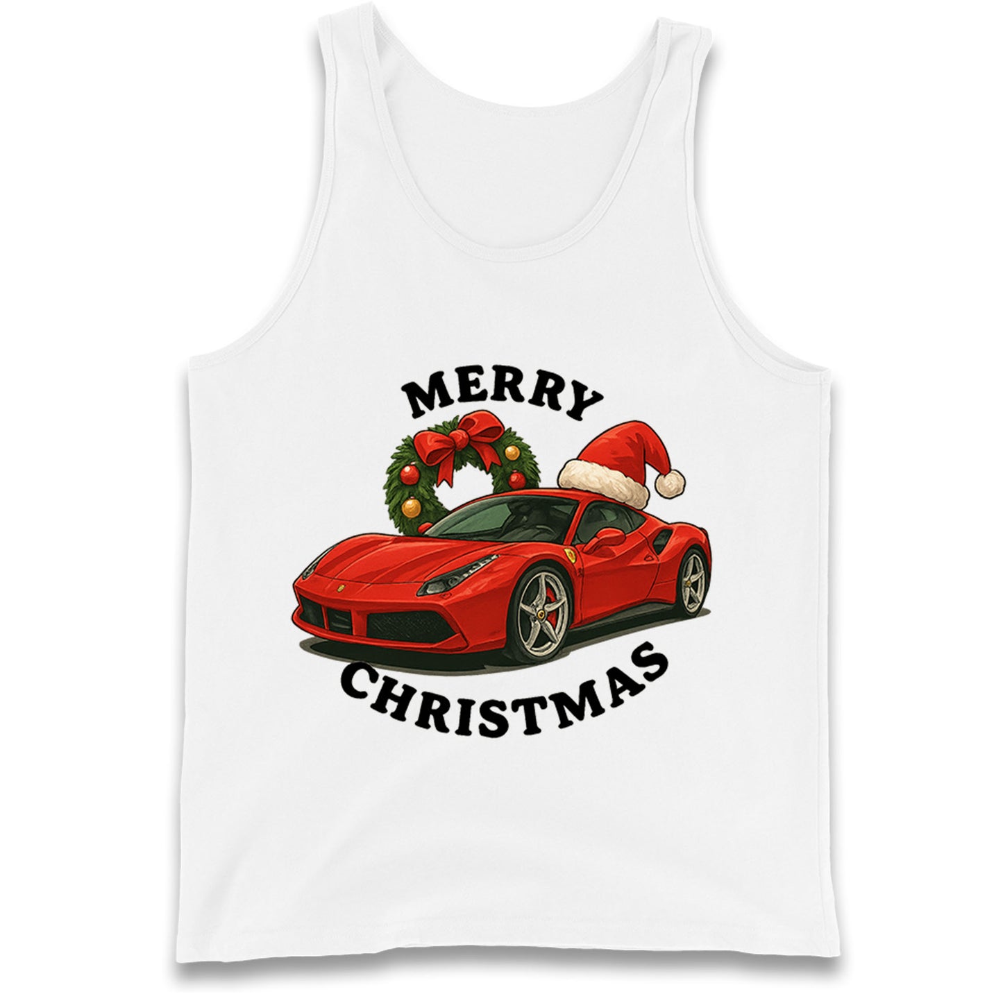 Ferrari Christmas Tank Top
