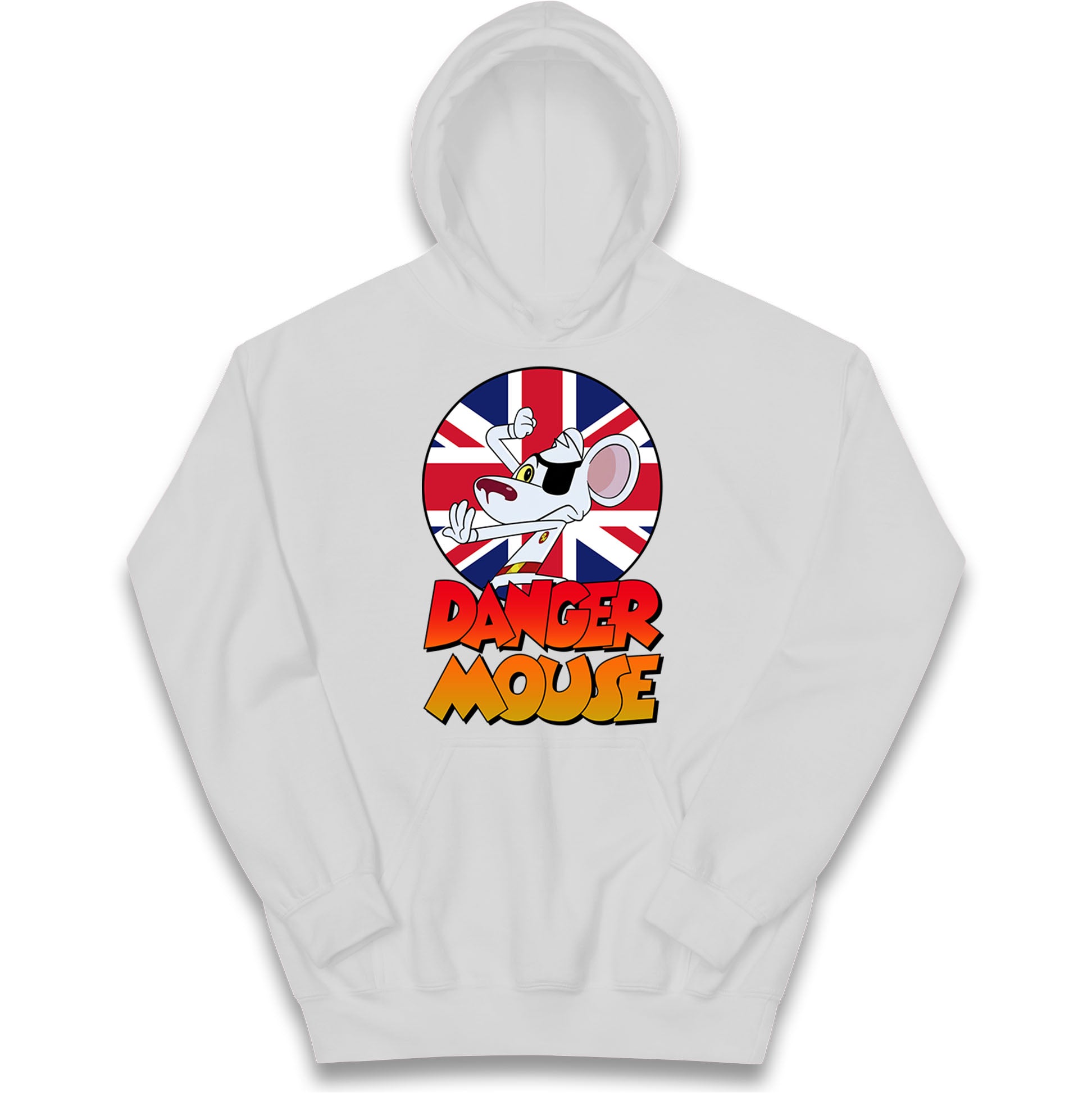 Danger Mouse Union Jack Kids Hoodie