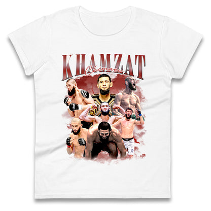 Khamzat Chimaev Ladies T Shirt