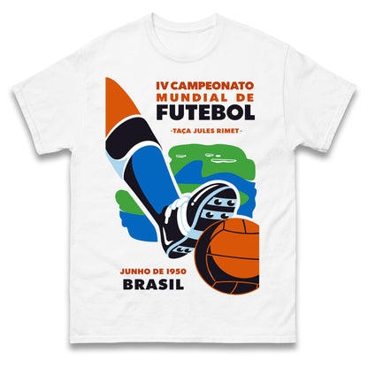 Brasil 1950 Retro World Cup T Shirt