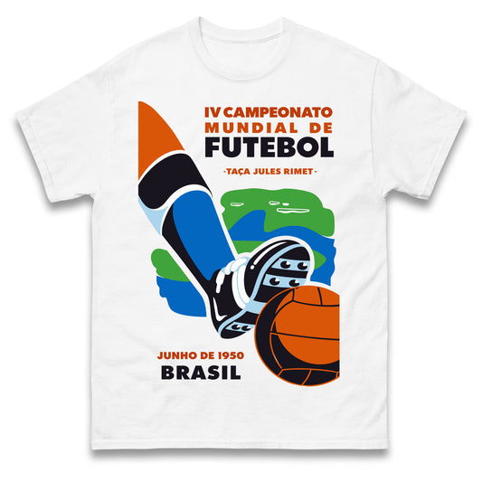Brasil 1950 Retro World Cup T Shirt