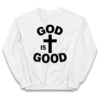 God Is Good Kids Jumper
