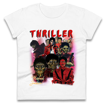 Michael Jackson Thriller Halloween Bootleg Womens t shirt