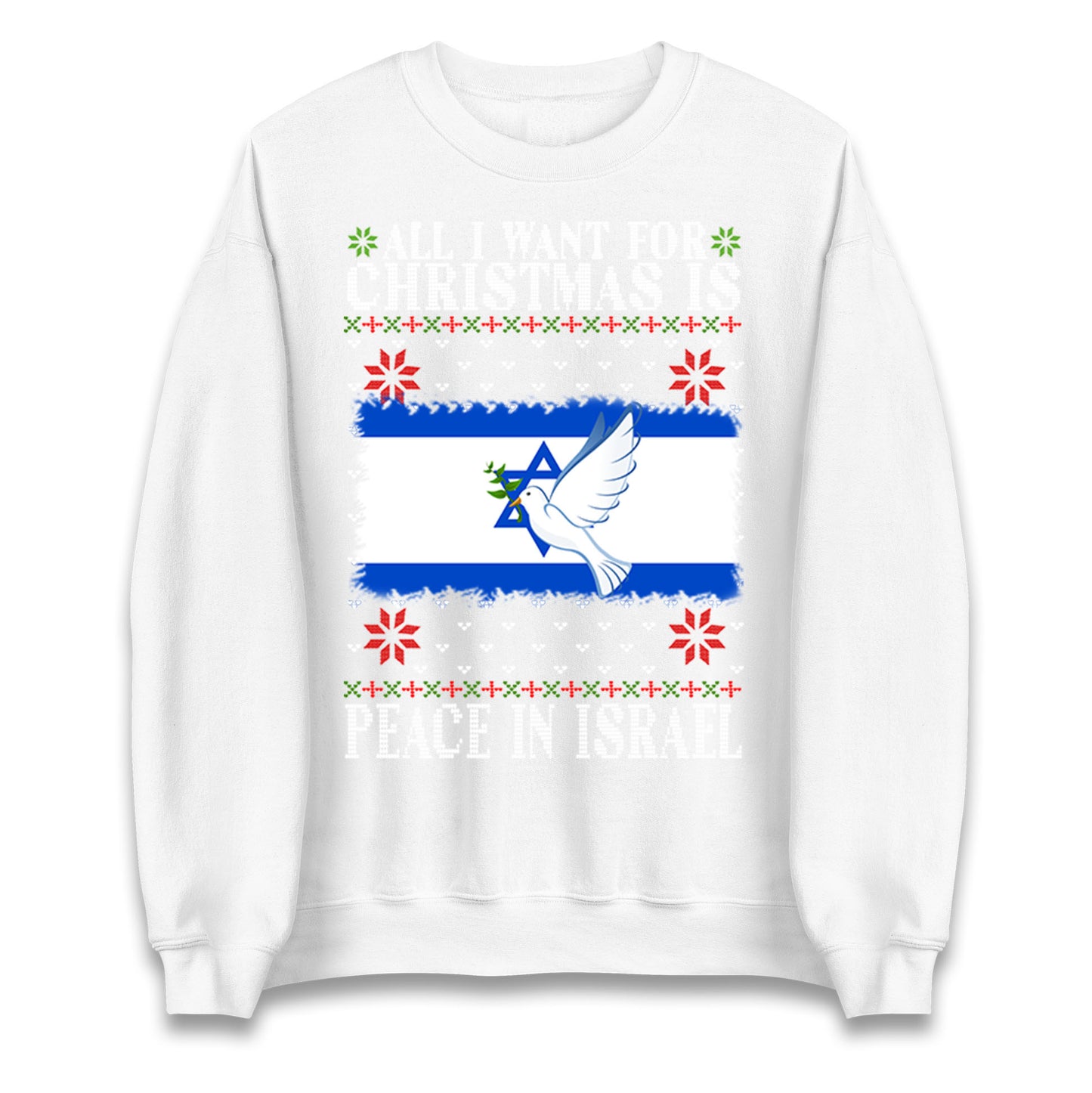 peace in israel sweatshirt