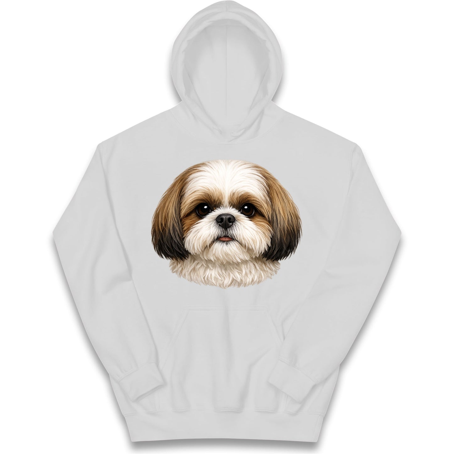 Shih Tzu Face Kids Hoodie