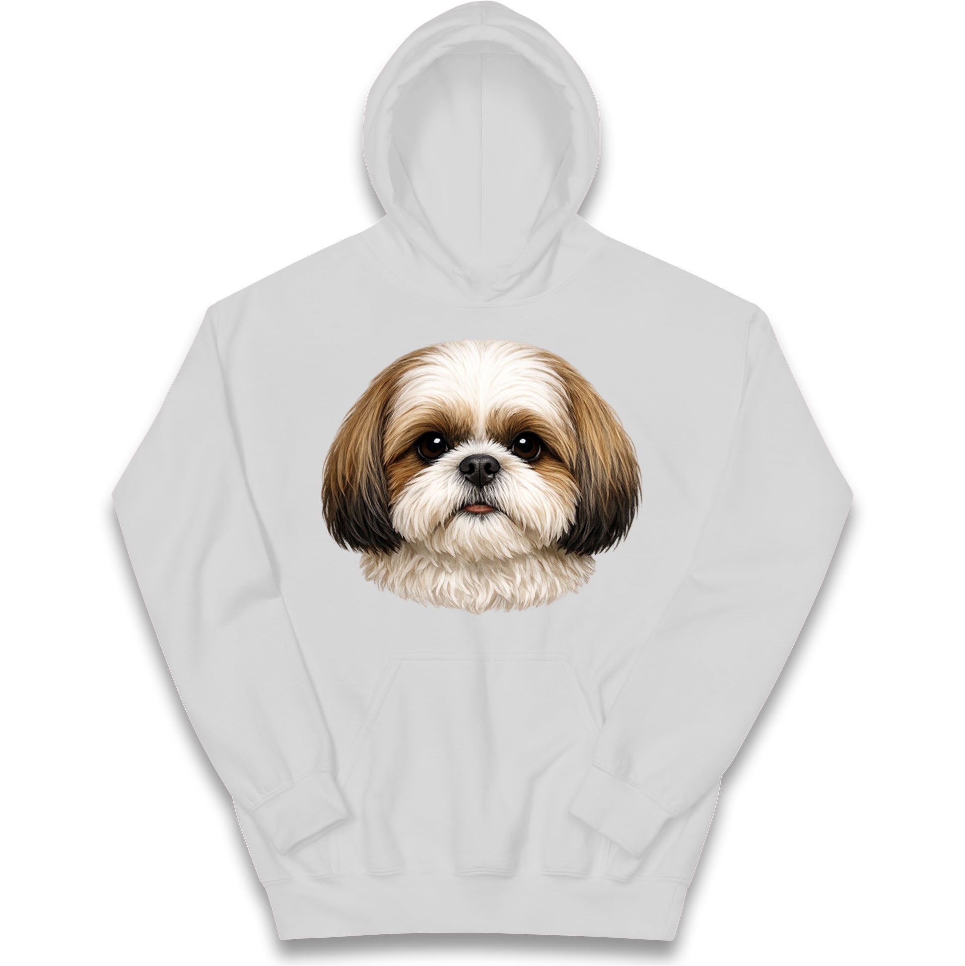 Shih Tzu Face Kids Hoodie