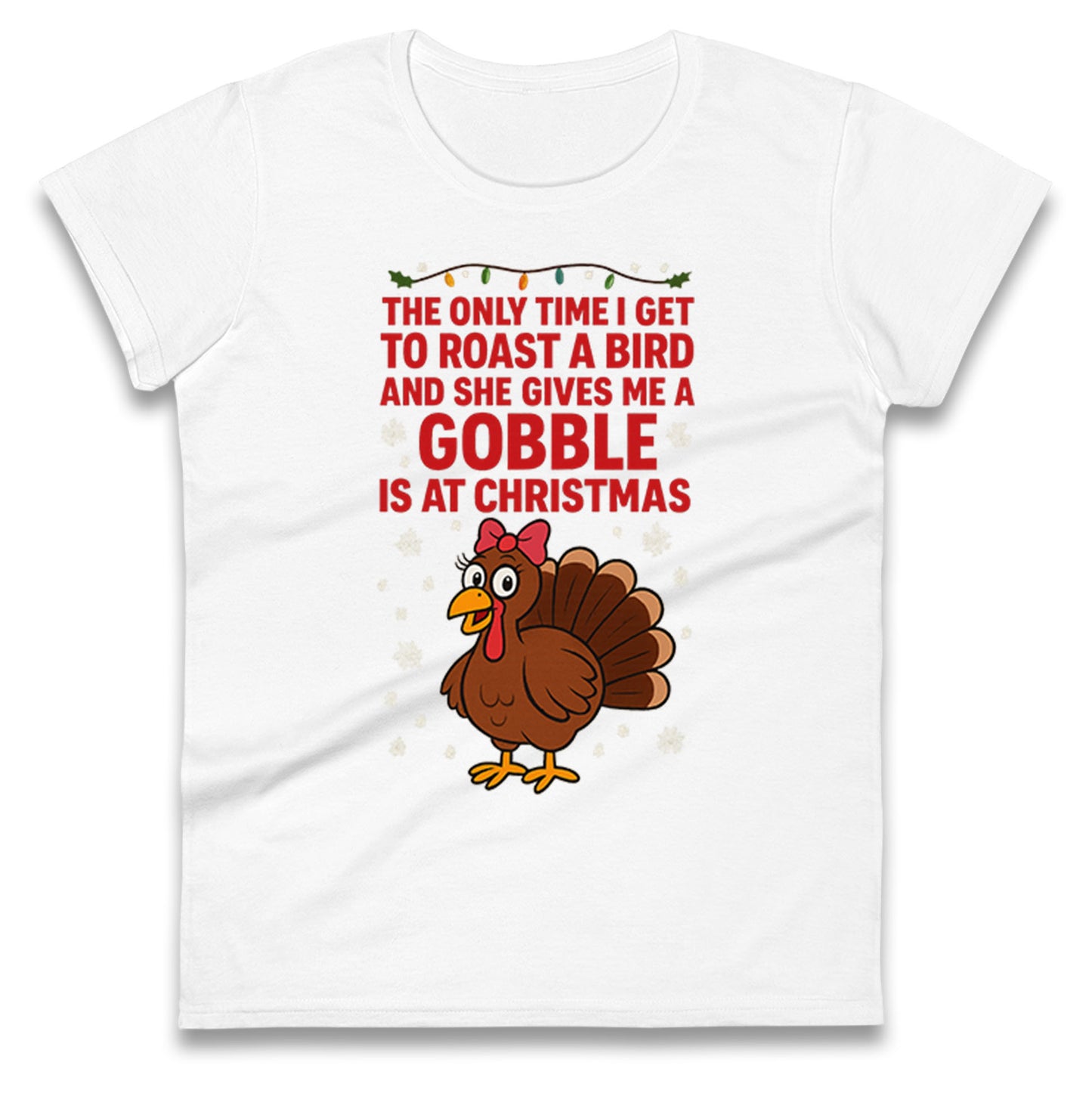 Rude Christmas Ladies T Shirt
