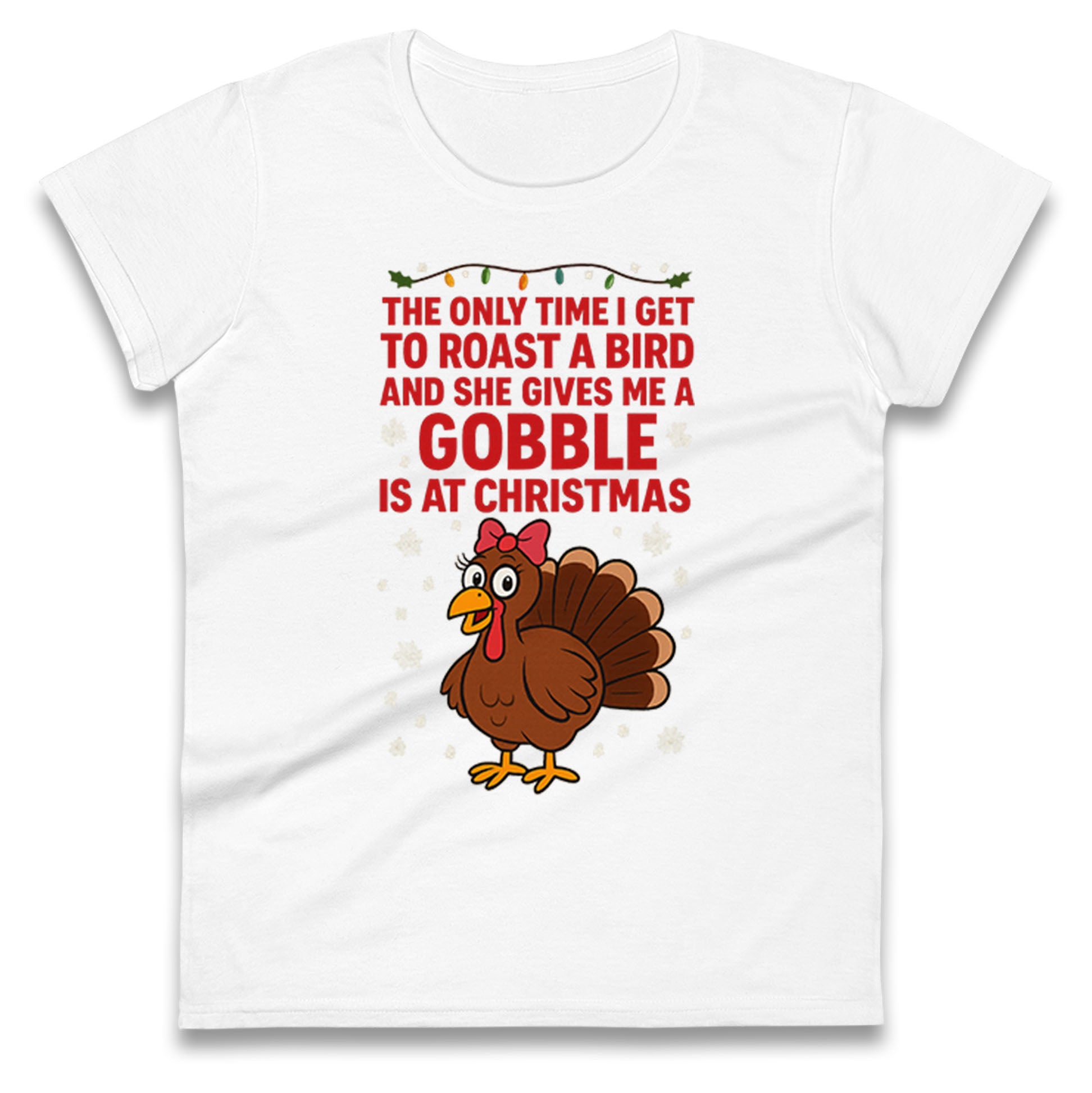 Rude Christmas Ladies T Shirt