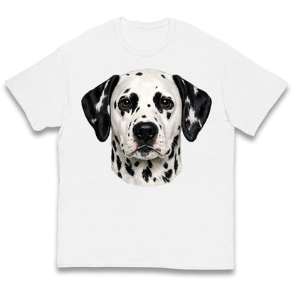 Dalmatian Dog Face Kids T Shirt 