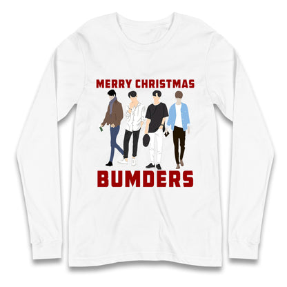 Merry Christmas Bumders The Inbetweeners Long Sleeve T Shirt