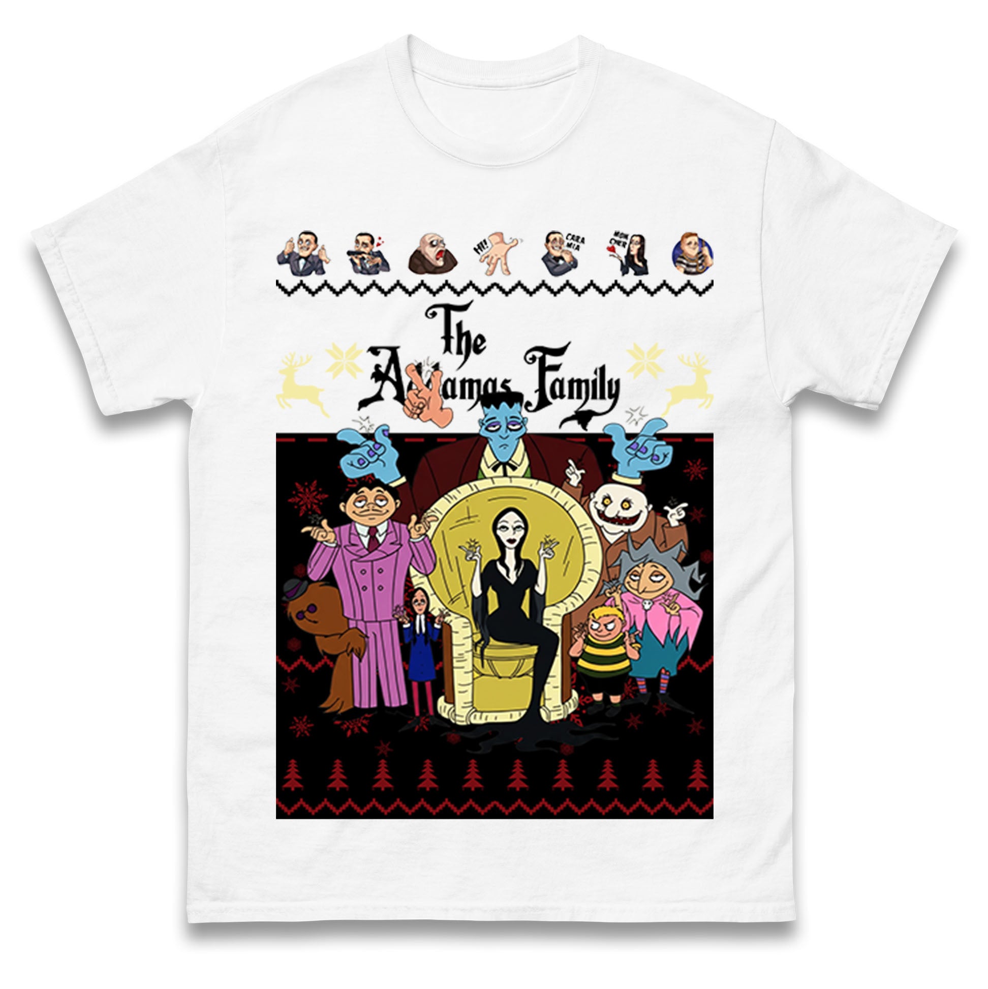 The Addams Family Christmas T Shirt

