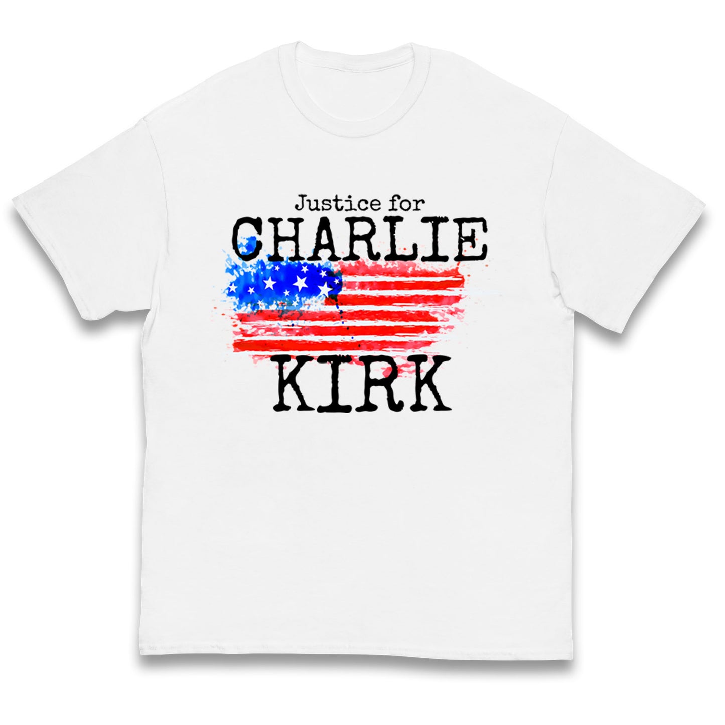 Justice For Charlie Kirk Kids T Shirt