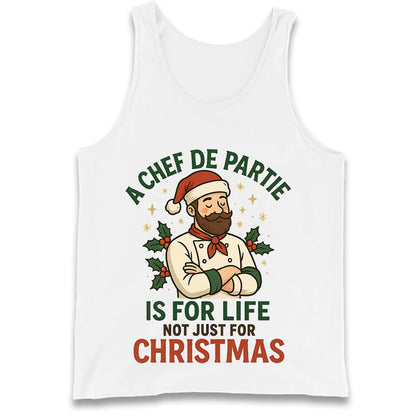 Chef De Partie Christmas Tank Top