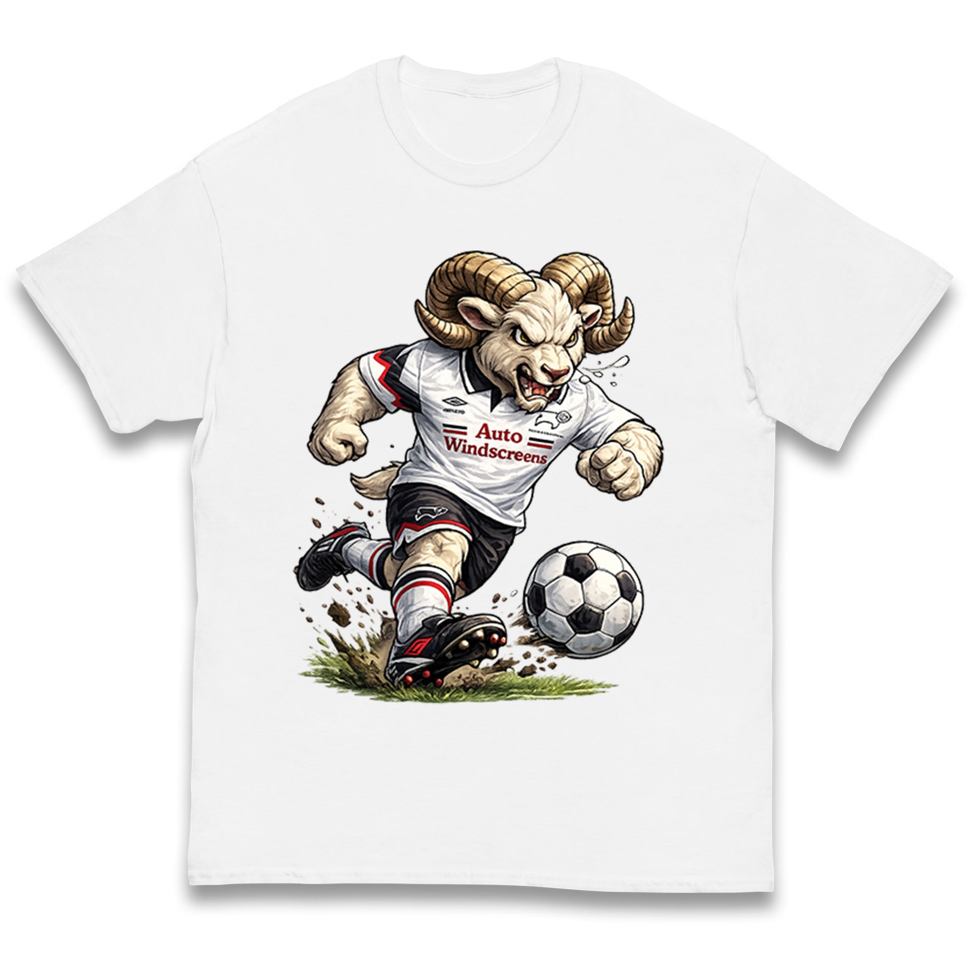 Old School Derby County Kids T Shirt
