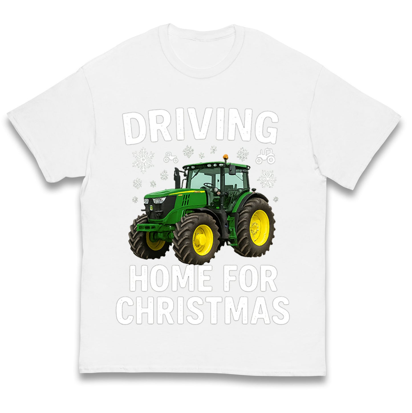 John Deere Tractor Christmas Kids T Shirt