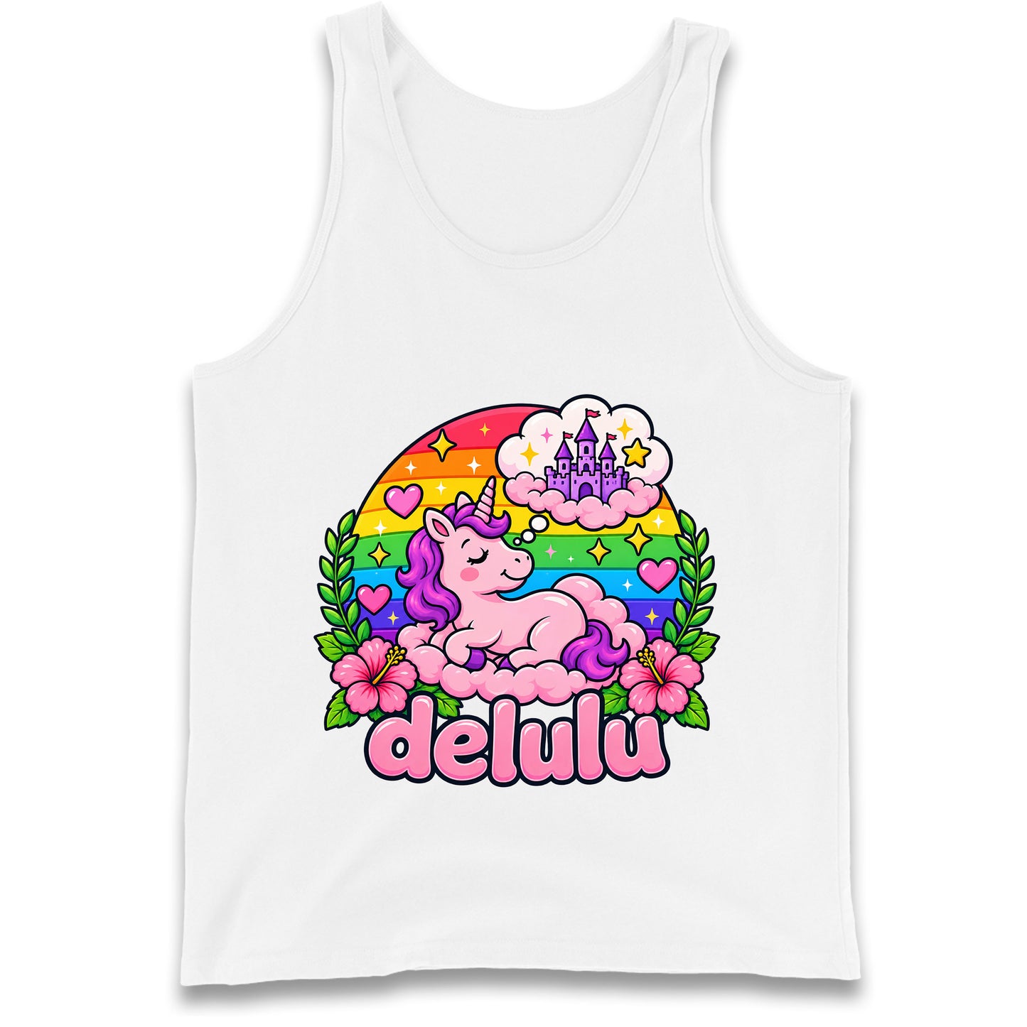 Delulu Unicorn Tank Top