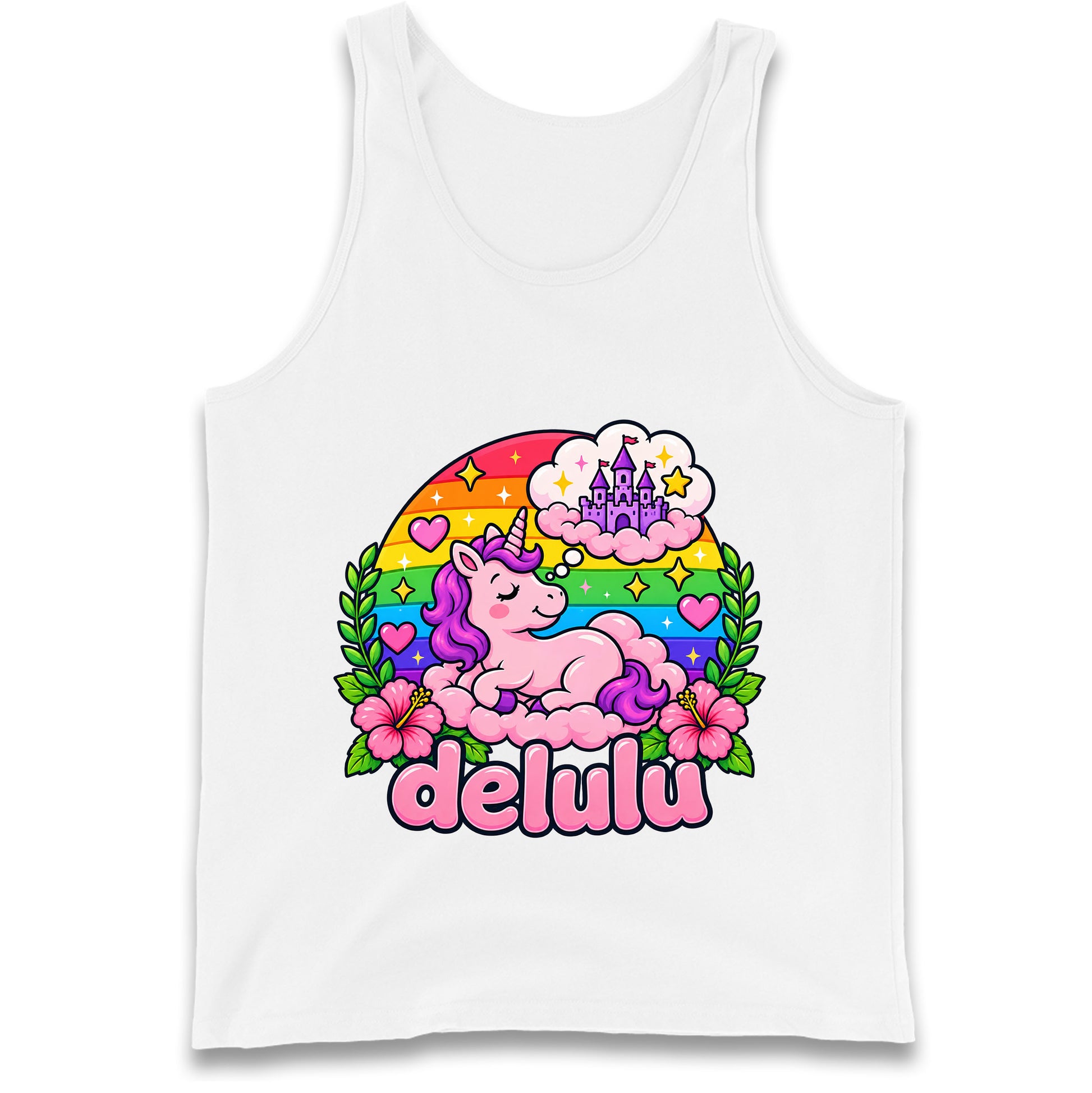 Delulu Unicorn Tank Top