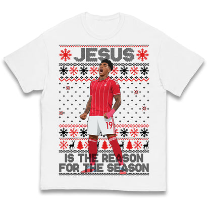 Nottm Forest FC Christmas Kids T Shirt