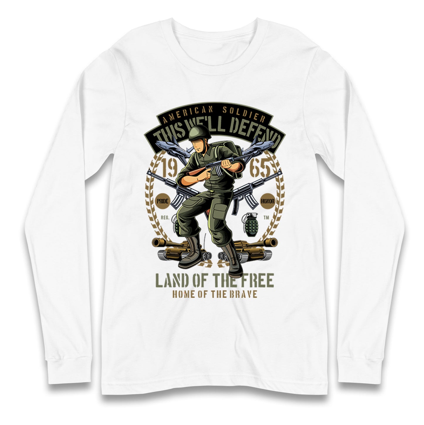 American Soldier Longsleeve T Shirt