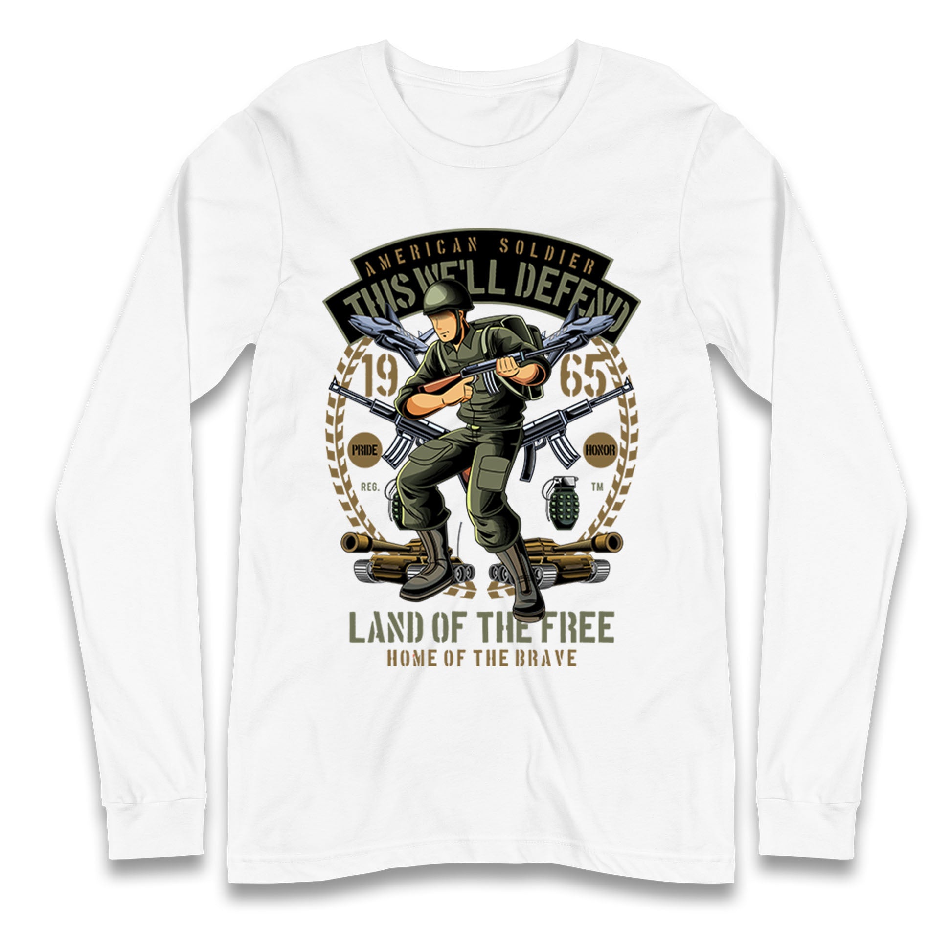 American Soldier Longsleeve T Shirt