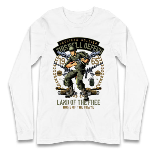 American Soldier Longsleeve T Shirt