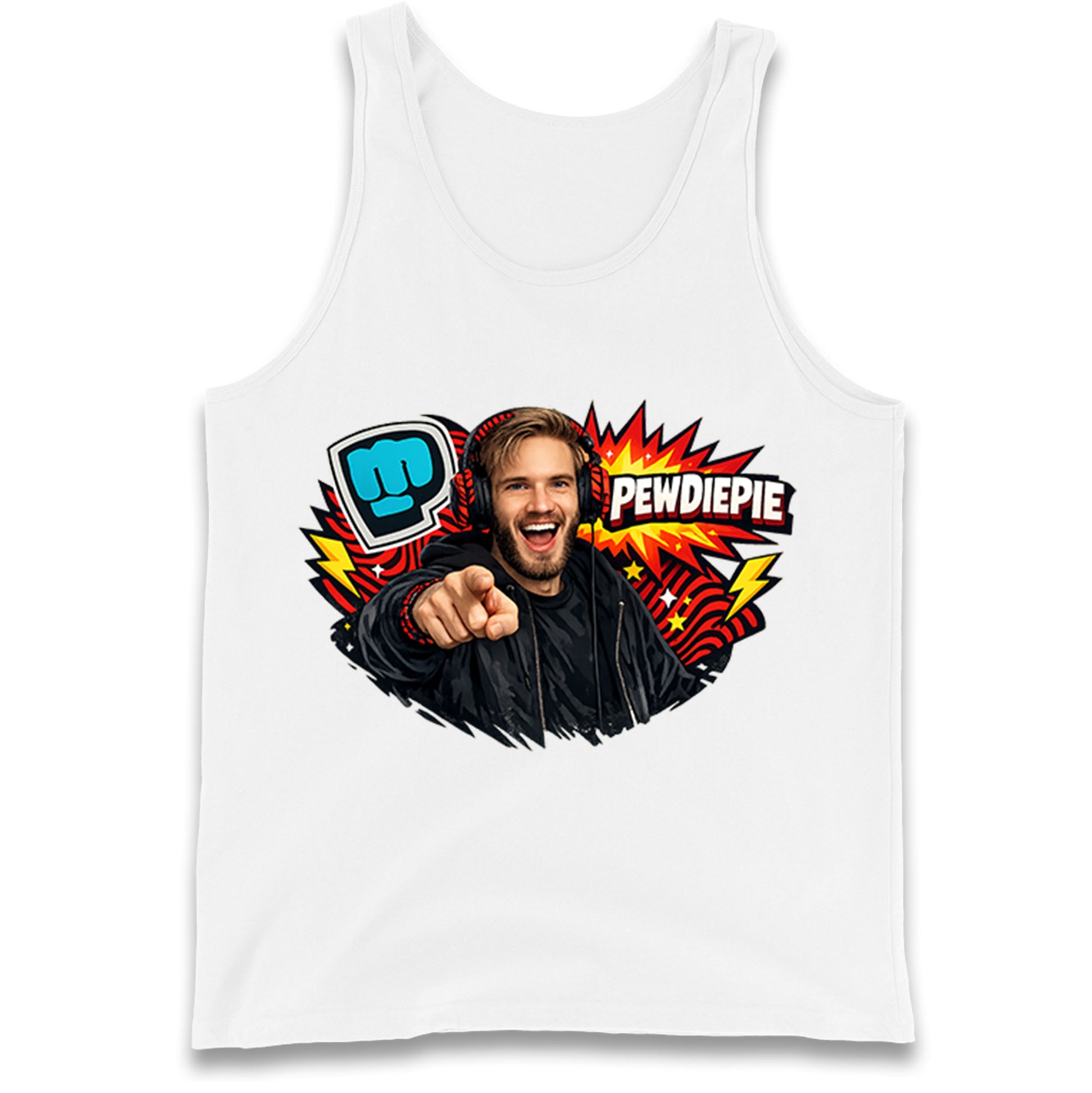 PewDiePie YouTuber Tank Top 