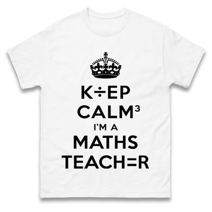 Keep Calm I’m A Maths Teacher T Shirt