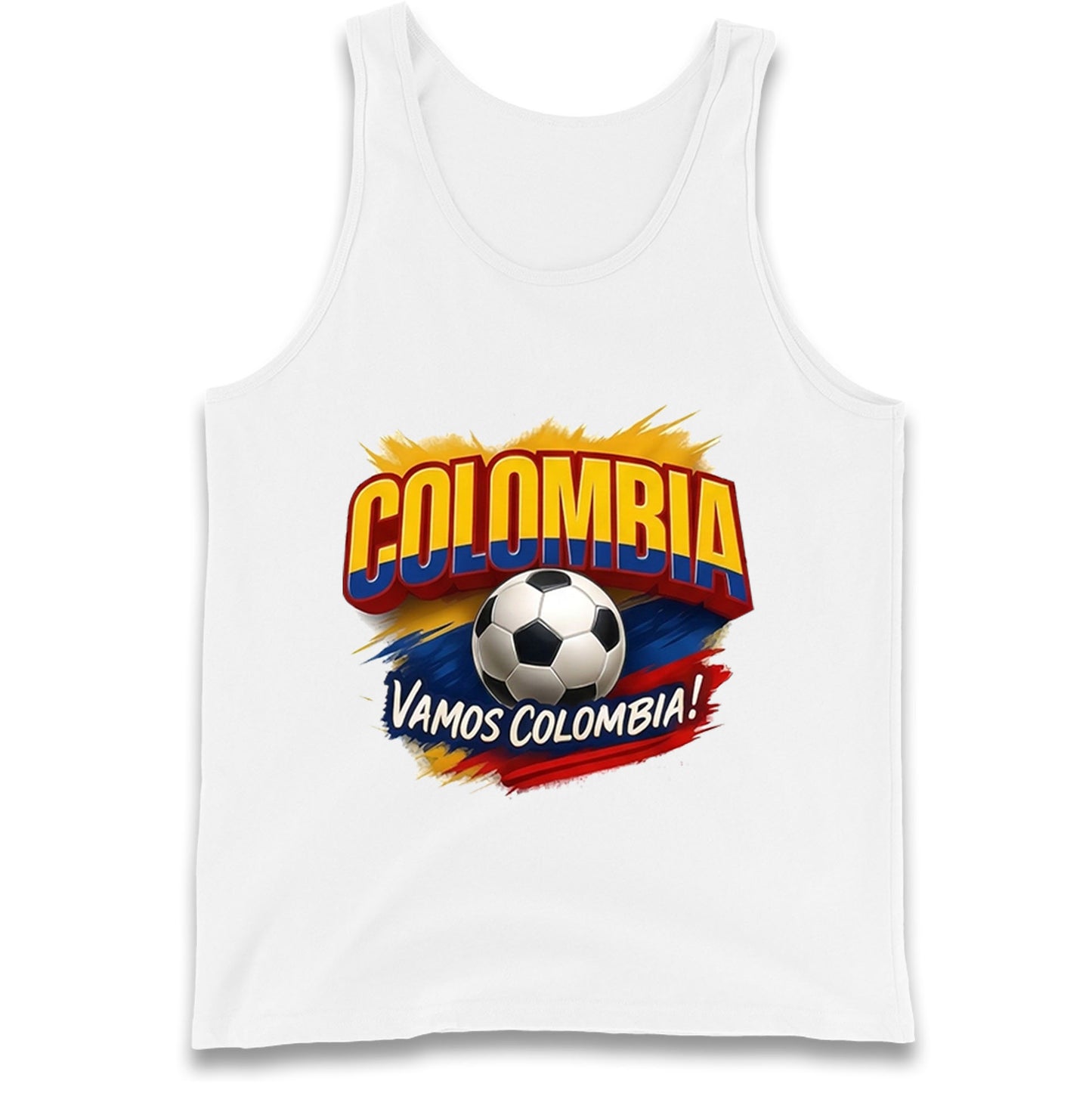 Colombia Retro World Cup Tank Top