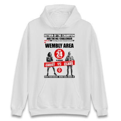 Jesus Christ Vs Santa Claus Hoodie