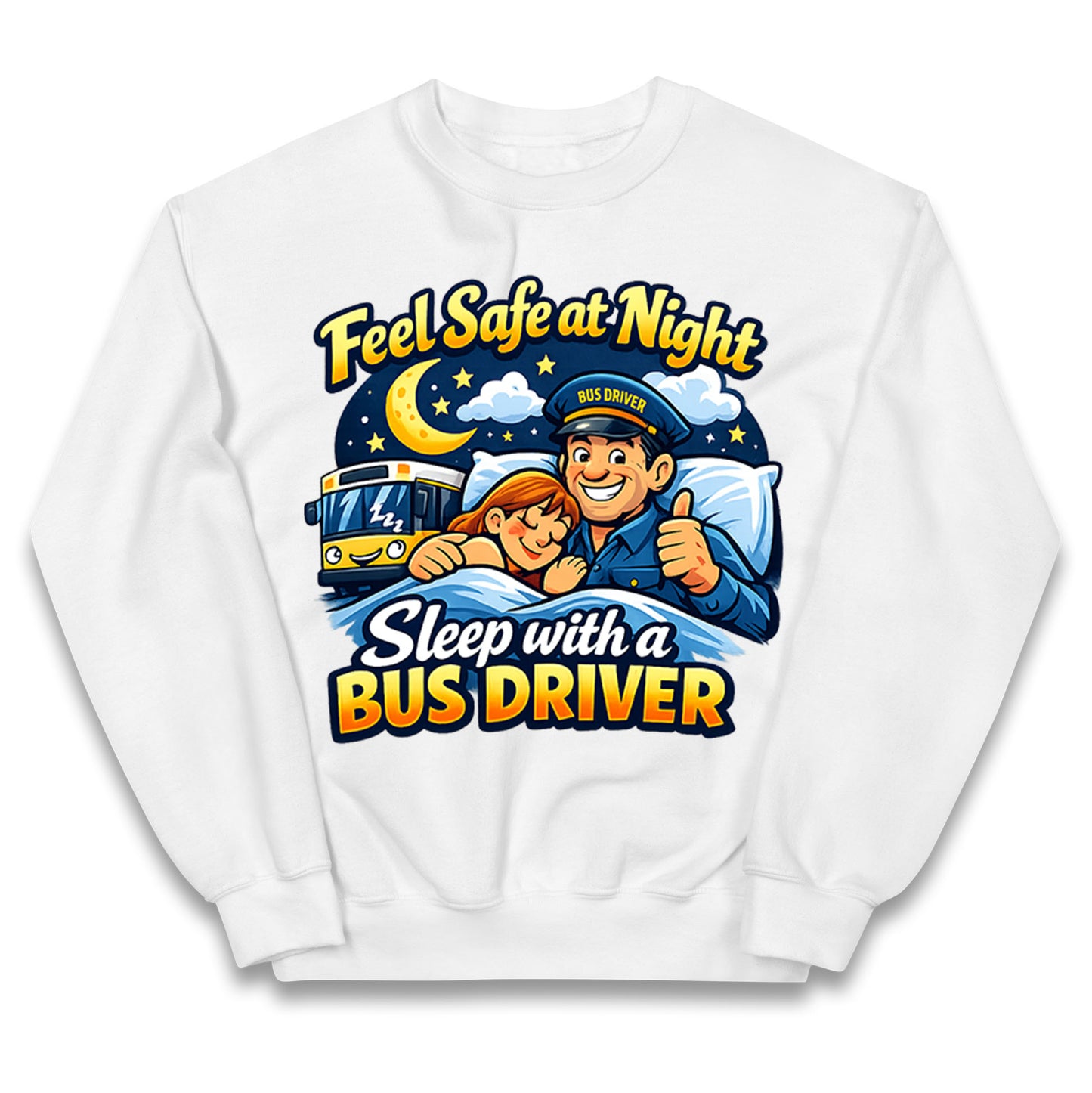 Bus Driver Job Title Kids Jumper