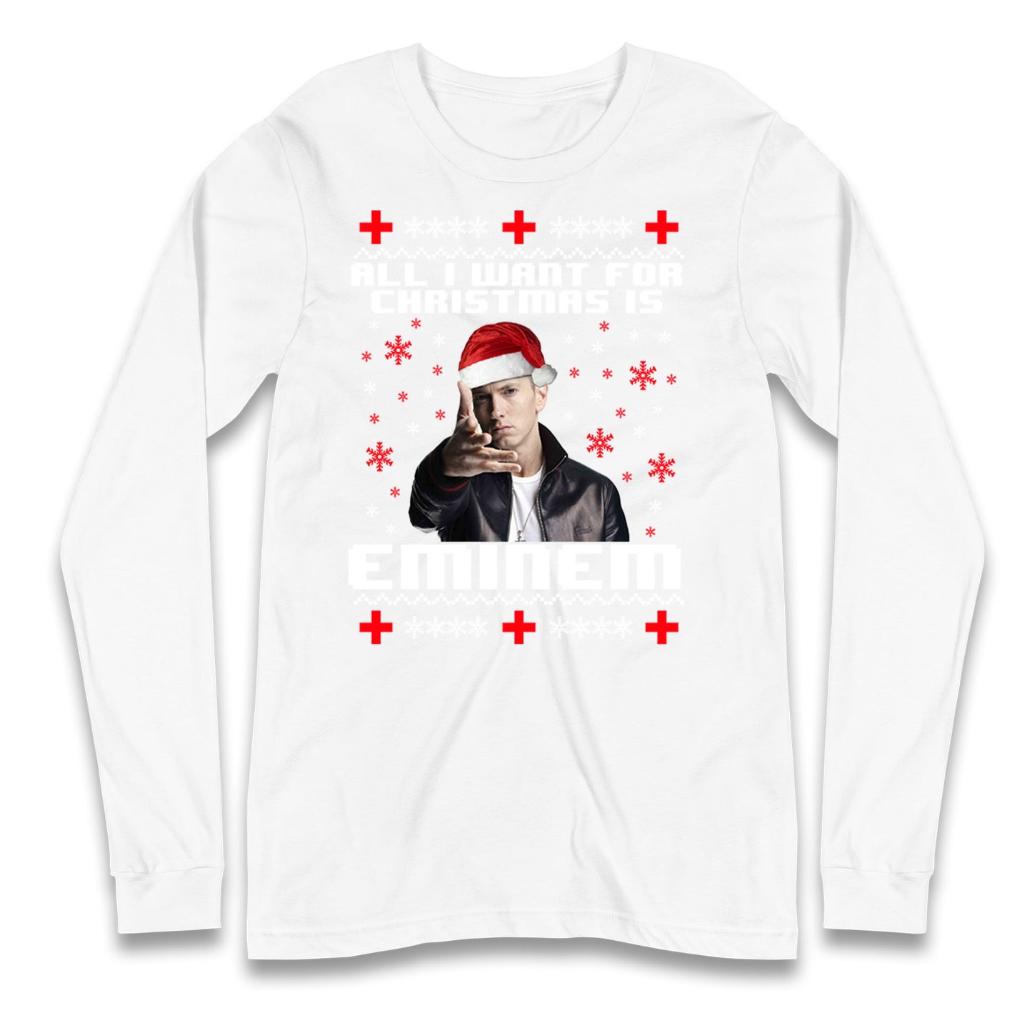 eminem christmas long sleeve t shirt