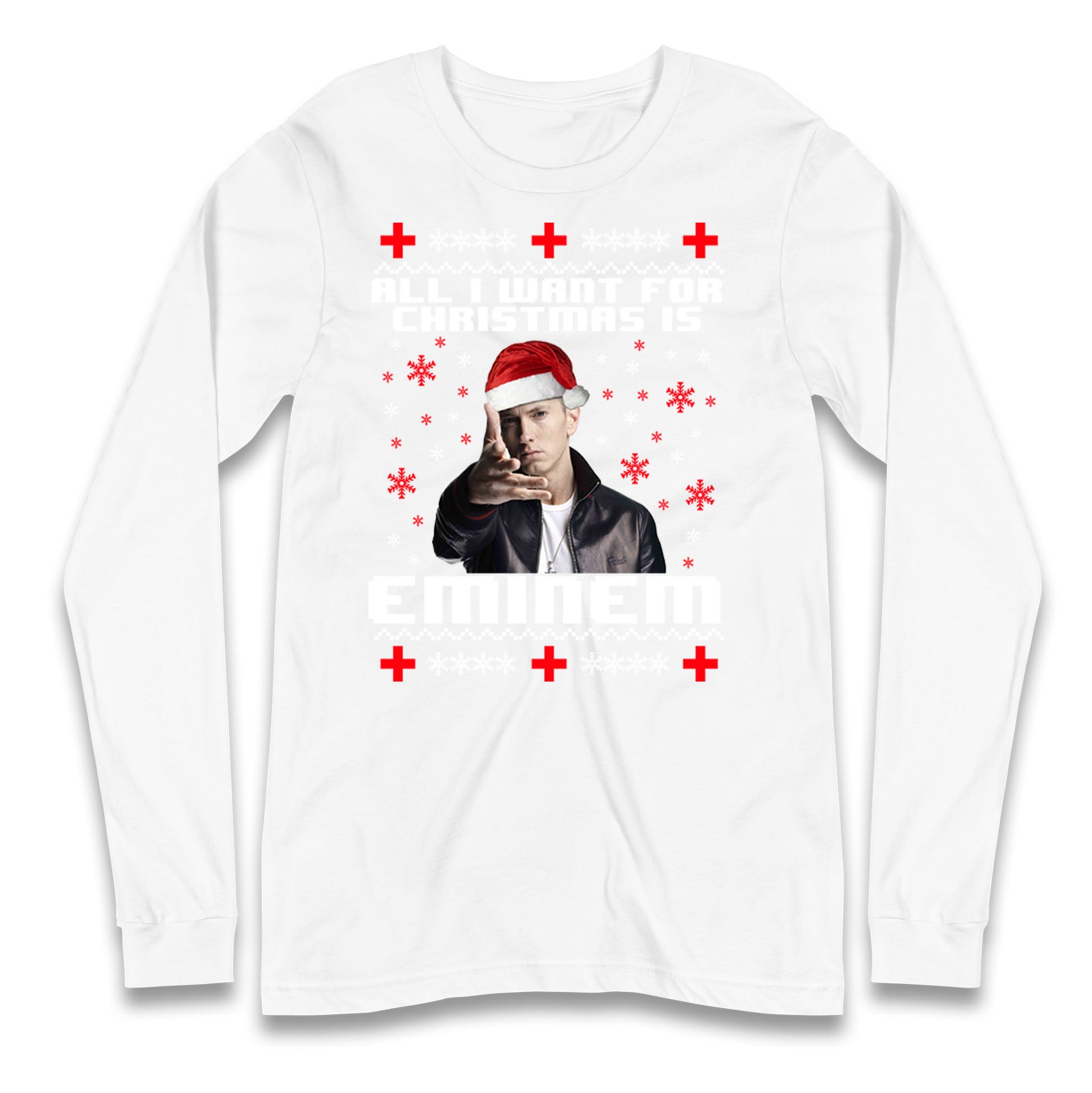eminem christmas long sleeve t shirt