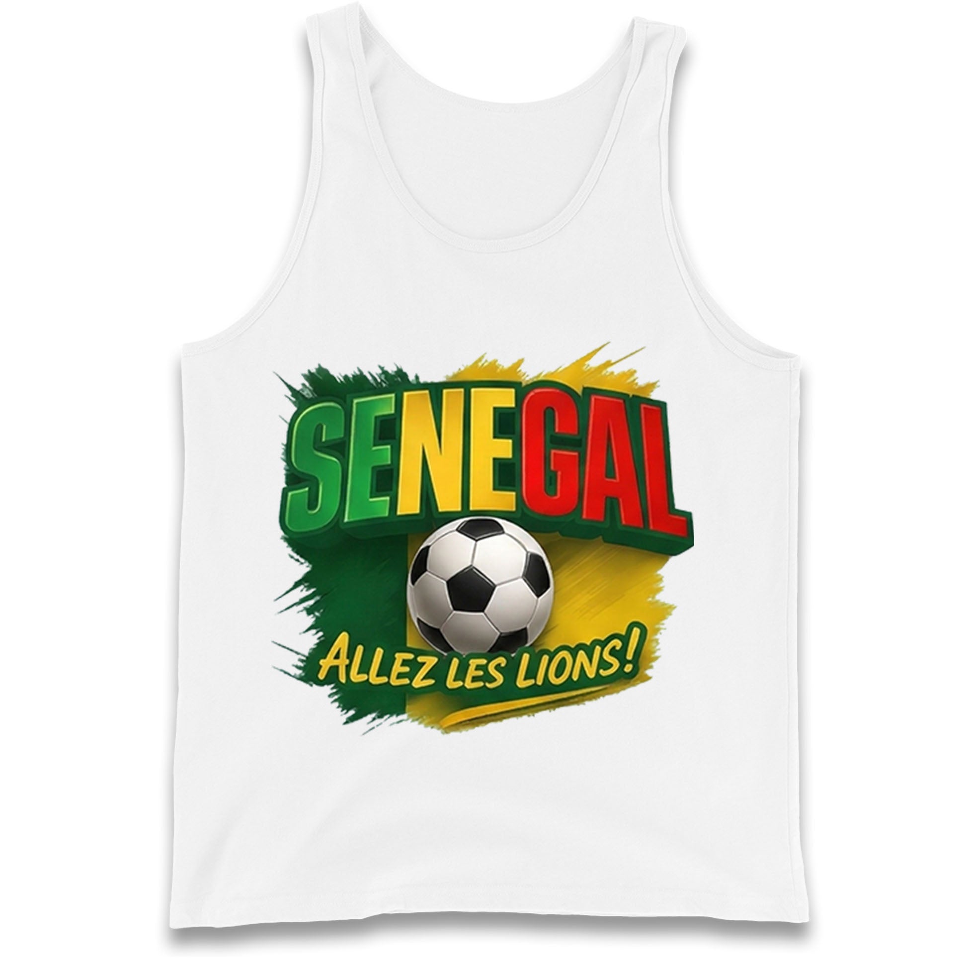 Senegal Retro World Cup Tank Top