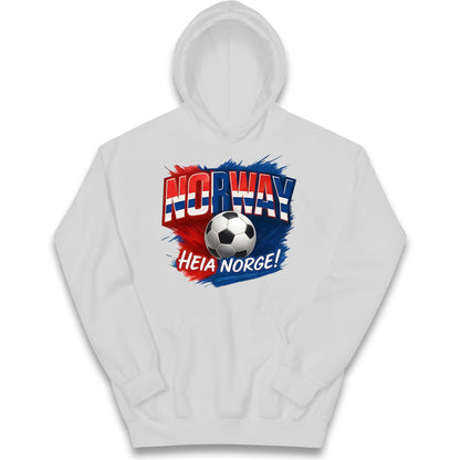 Norway Retro World Cup Kids Hoodie