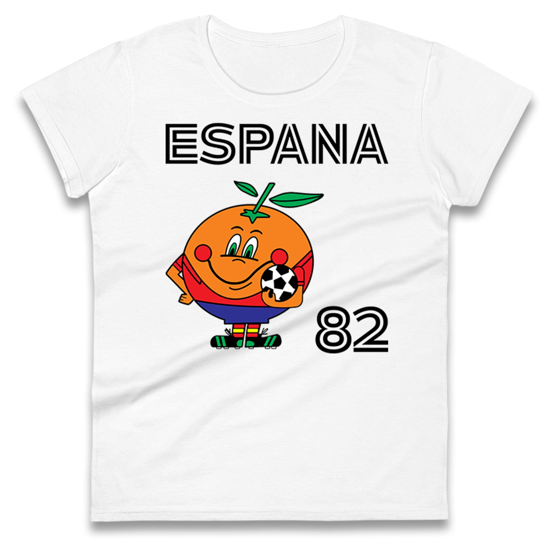 Spain 82 World Cup Ladies T Shirt